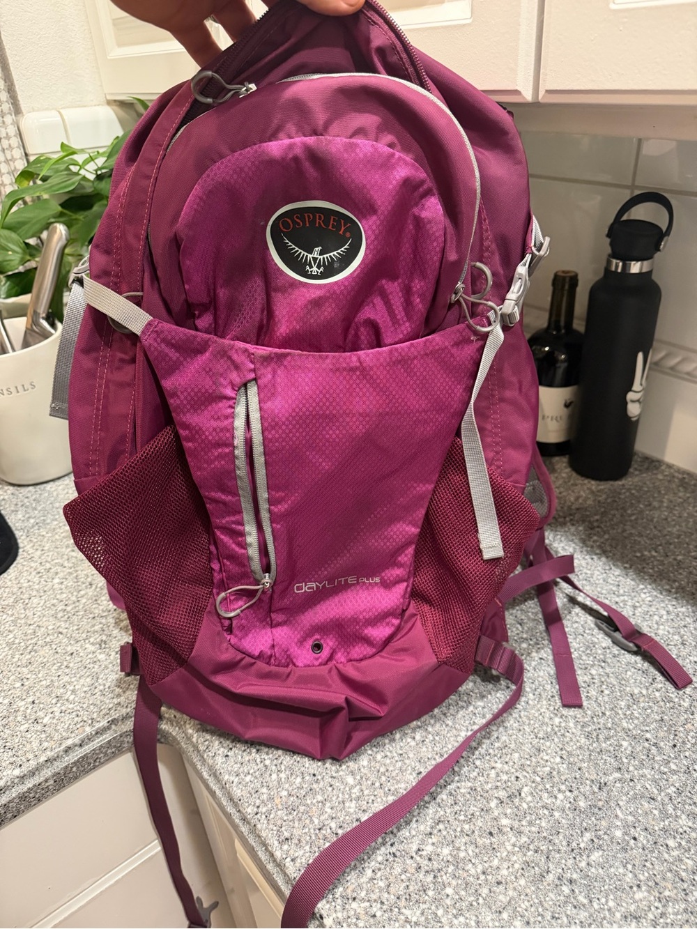 Osprey Daylite Plus Backpack Purple 20L Hiking Lightweight Daypack